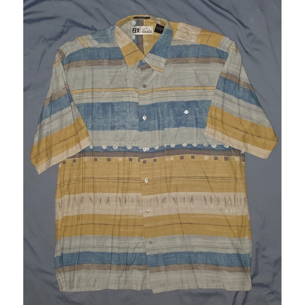 Vintage‎ Z2 by Zante Hawaiian Button Up Colorful Rare Summer Shirt